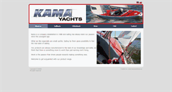 Desktop Screenshot of kamayachts.com